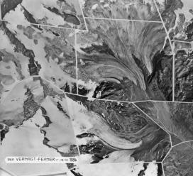 Ausschnitt aus dem Luftbildmosaik 1954