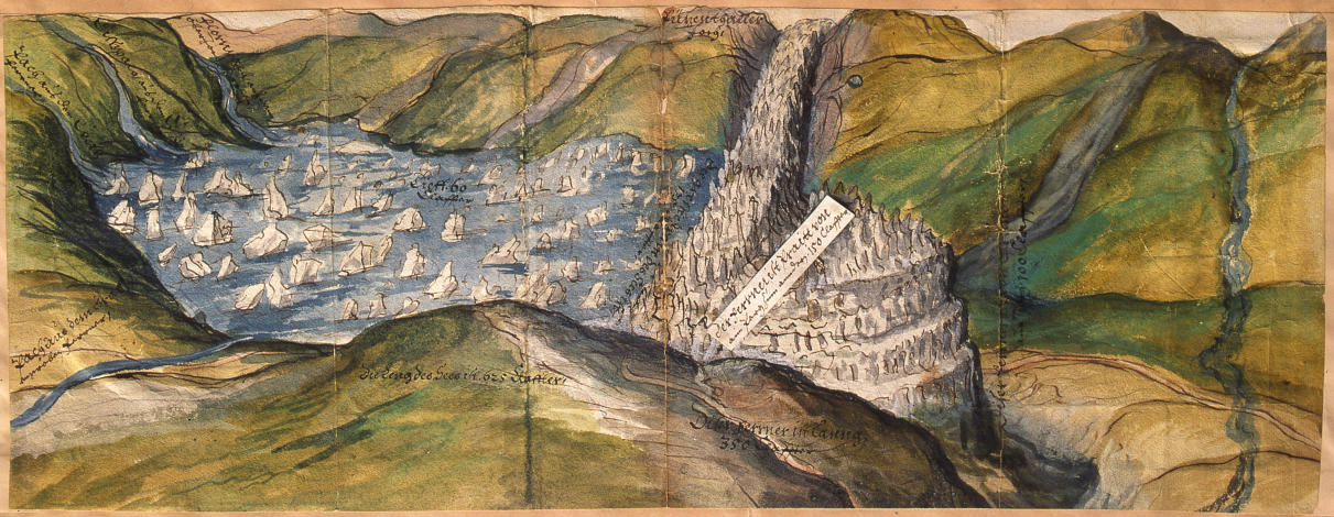 Der Rofener  Eissee im Jahre 1601