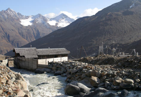 Blick zur Station nach Süden 