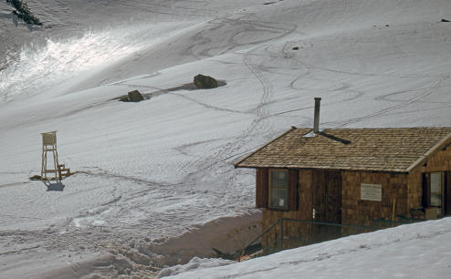 Klimastation Vernagtbach 1974                                 Foto: Oskar Reinwarth